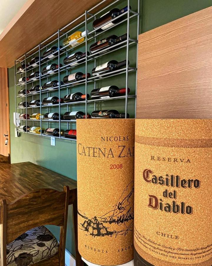 Apartamento Tematico Luxo Mundo Do Vinho! Bento Gonçalves المظهر الخارجي الصورة