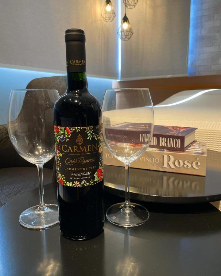 Apartamento Tematico Luxo Mundo Do Vinho! Bento Gonçalves المظهر الخارجي الصورة
